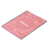Ruddy Pink Batik Naam en Jaar Notitieboek (Linkerzijde)