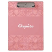 Ruddy Pink Batik Naam Klembord (Voorkant)