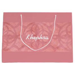 Ruddy Pink Batik Name Monogramed Groot Cadeauzakje