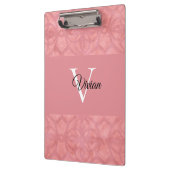 Ruddy Pink Batik Name Monogramed Klembord (Links)