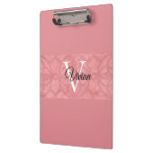 Ruddy Pink Batik Name Monogramed Klembord (Links)