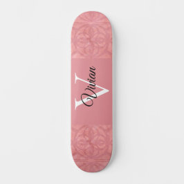 Ruddy Pink Batik Name Monogramed Persoonlijk Skateboard