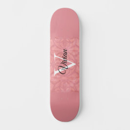 Ruddy Pink Batik Name Monogramed Persoonlijk Skateboard