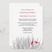 Ruddy Winter Weddings DIY Uitnodiging (Voorkant / Achterkant)