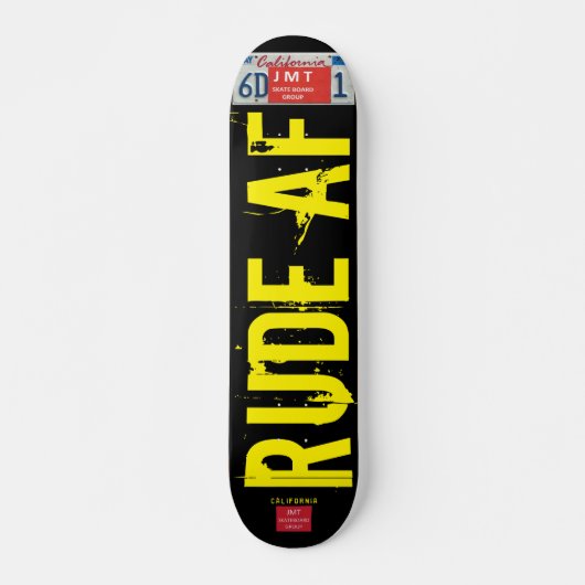 RUDE AF SKATEBOARDS / JMT NEDERLAND (Voorkant)