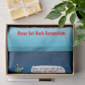 Rude Alf de Rode Ontsnapper Elf Funny Xmas Tissuepapier (Geschenk)