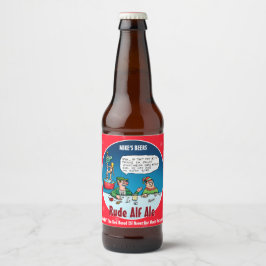RUDE ALF - Funny Custom Winter Beer Labels Bier Etiket