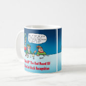 Rude ALF Funny Elf Xmas Mok (Voorkant links)