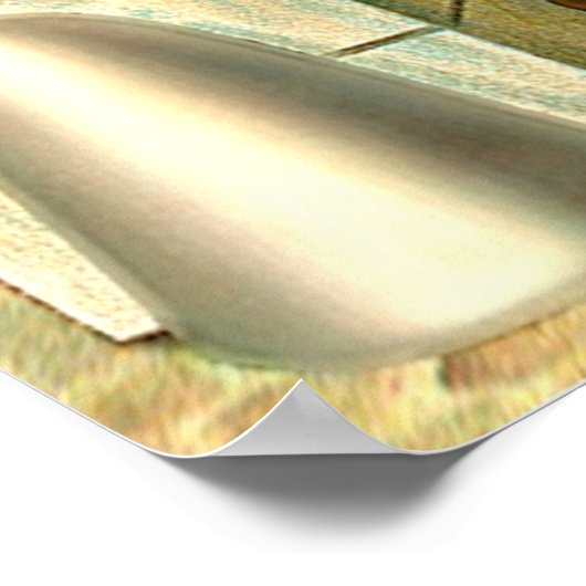 RUDE AWAKENING  Hond Art Poster (Hoek)