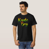 Rude Boy - G00d enkel Rasta Reggae Roots T-shirt (Voorkant volledig)