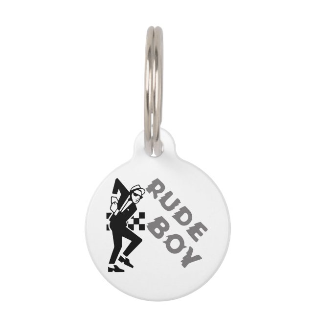 Rude Boy Huisdierpenning (Voorkant)