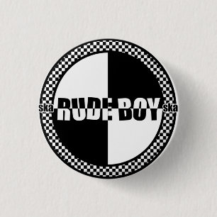 Rude Boy Pin Ronde Button 3,2 Cm