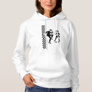 Rude Boy Reggae Jazz Muziekgroothoodie, Retro Ska Hoodie