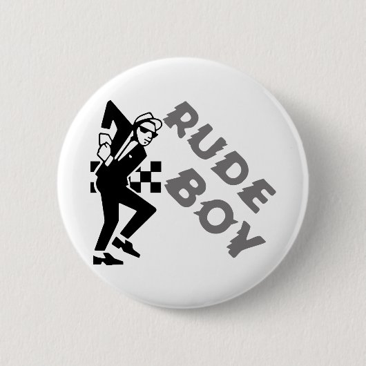 Rude Boy Ronde Button 5,7 Cm (Voorkant)