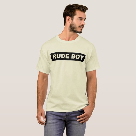 RUDE BOY T-SHIRT (Voorkant volledig)