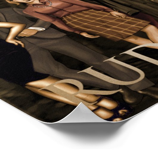 Rude Boy USA vol. 1 - Hele gegoten Poster 36" x 24 (Hoek)