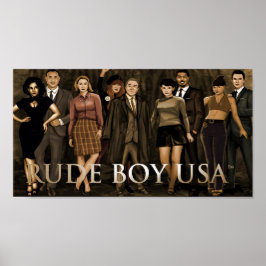 Rude Boy USA vol. 1 - Hele gegoten Poster 36" x 24