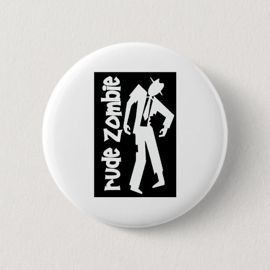 Rude Boy Zombie Ronde Button 5,7 Cm (Voorkant)