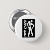 Rude Boy Zombie Ronde Button 5,7 Cm (Voorkant /achterkant)