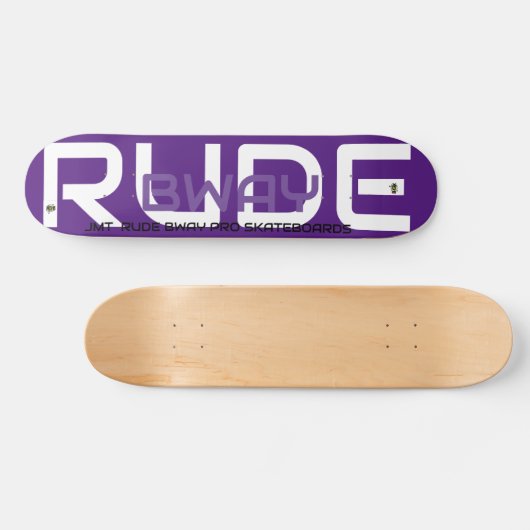 RUDE BWAY 7 3/4-inch skateboard Deck (Horizontaal)