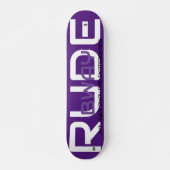 RUDE BWAY 7 3/4-inch skateboard Deck (Voorkant)