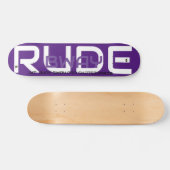 RUDE BWAY 7 3/4" Skateboard Dek (Horizontaal)