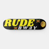 RUDE BWAY 7 3/4" Skateboard Dek (Horizontaal)