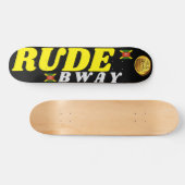 RUDE BWAY 7 3/4" Skateboard Dek (Horizontaal)