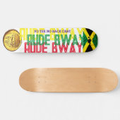 RUDE BWAY OFFICIEEL 8 1/4" Skateboard Deck (Horizontaal)