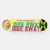 RUDE BWAY OFFICIEEL 8 1/4" Skateboard Deck (Horizontaal)