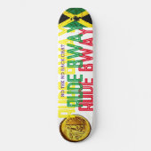 RUDE BWAY OFFICIEEL 8 1/4" Skateboard Deck (Voorkant)