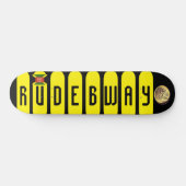 RUDE BWAY-skateboard Persoonlijk Skateboard (Horizontaal)