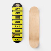 RUDE BWAY-skateboard Persoonlijk Skateboard (Voorkant)