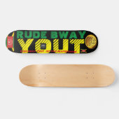 RUDE BWAY YOUT JMT 7 3/4" Skateboard Dek (Horizontaal)