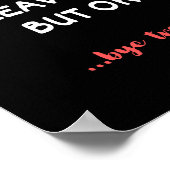 Rude dat je weggaat, maar oké poster (Hoek)