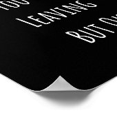 Rude dat je weggaat, maar oké Rude dat je bent Poster (Hoek)