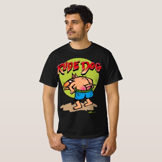 Rude Dog T-Shirt (Voorkant volledig)