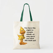 Rude Duck Tote Bag (Voorkant)