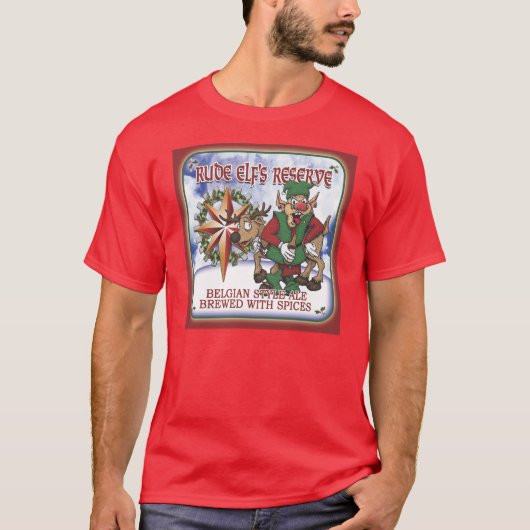 Rude Elf's reserve T-shirt (Voorkant)
