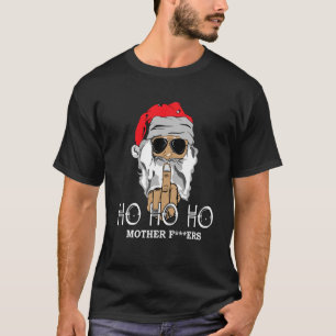 Rude en Ugly Profanity Funny Santa Kerstmis T-shirt