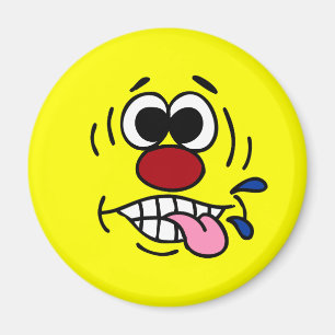 Rude Face Grumpey Magneet