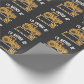 Rude Farming Quote Sarcastic Tractor Farmer Cadeaupapier (Hoek)