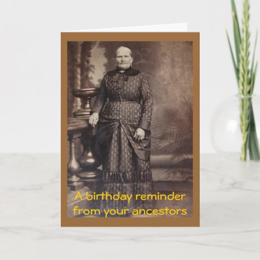 Rude  Fun Happy Birthday Kaart (Voorkant)