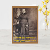 Rude  Fun Happy Birthday Kaart (Gele Bloem)