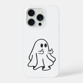 Rude Ghost – Funny Offensive Halloween iPhone Case iPhone 15 Pro Case