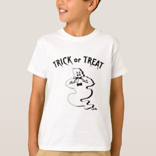 Rude Ghost - Trick or treat en Happy Halloween T-shirt