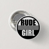 Rude Girl Button (Voorkant /achterkant)