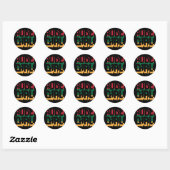 Rude Girl Ronde Sticker (Vel)