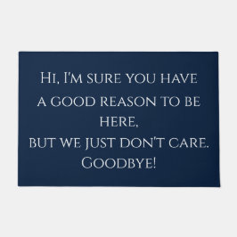 Rude Greeting Funny Deurmat