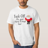 Rude-kerstgroet T-shirt (Voorkant)